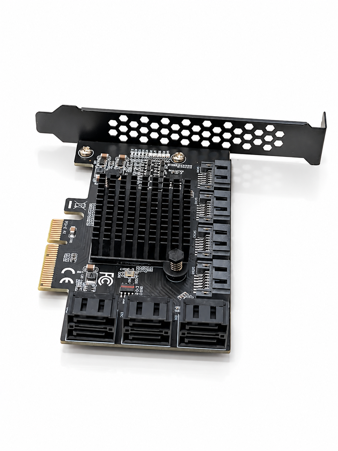 کارت تبدیل PCIe به 10 پورت SATA | کارت افزایش پورت SATA PCI Express